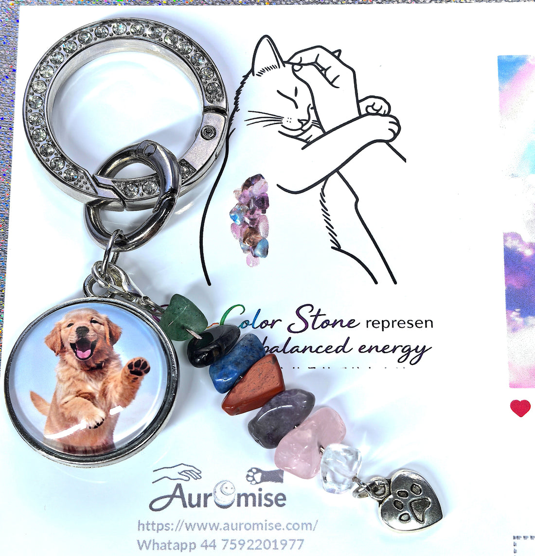 Finding Balance with a Rainbow Crystal Pet Memorial Keepsake | Keeping Their Colors Alive