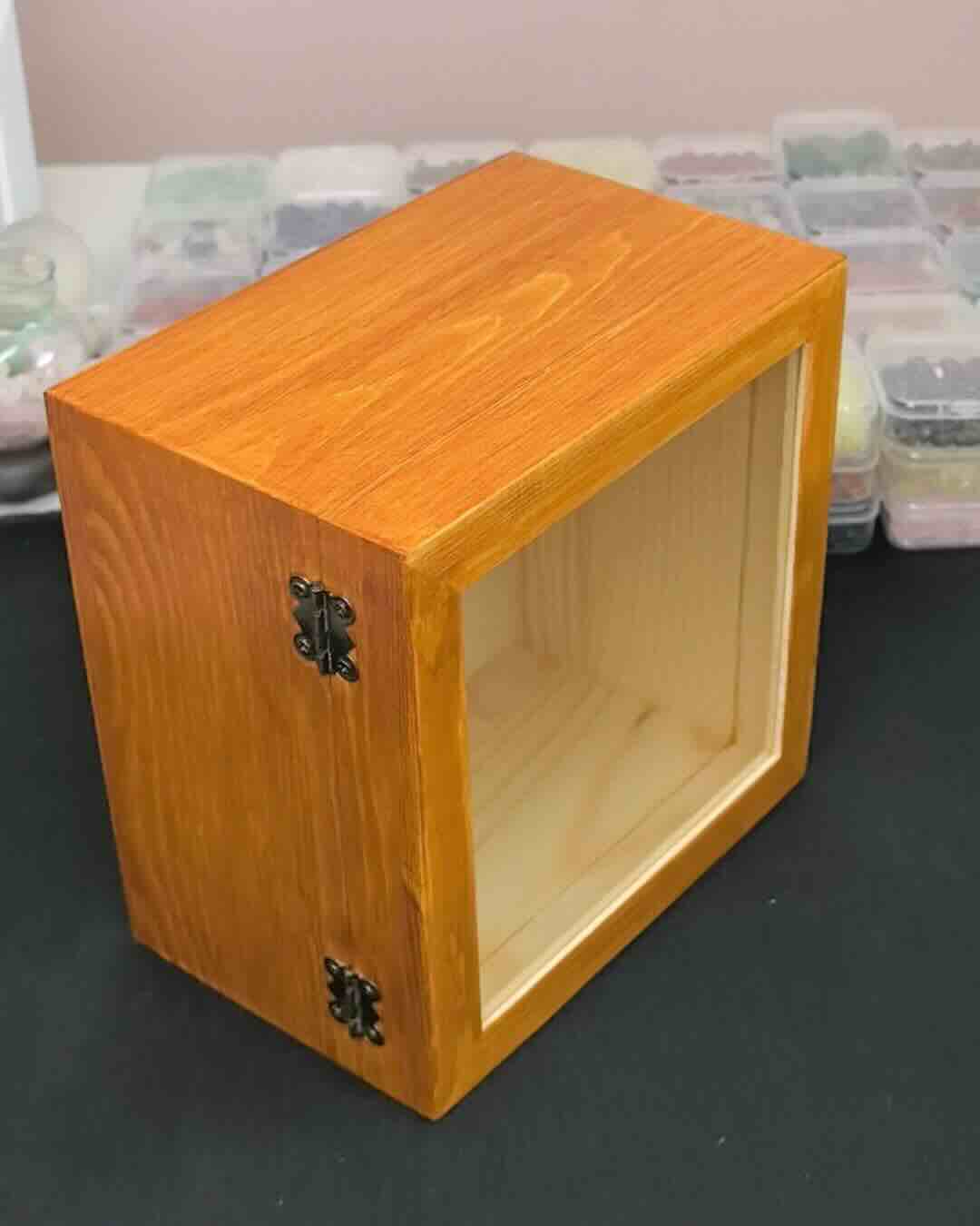 Custom Extra-Deep Wood Memory Shadow Box | DIY Pet Memorial Photo Frame