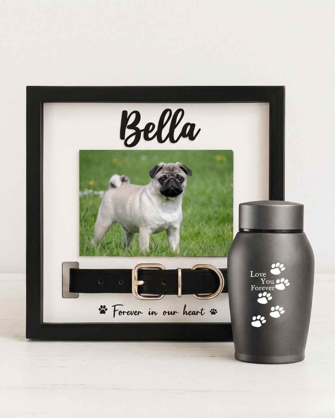 Custom Stainless Steel Pet Urn | Shatterproof Dog & Cat Urns