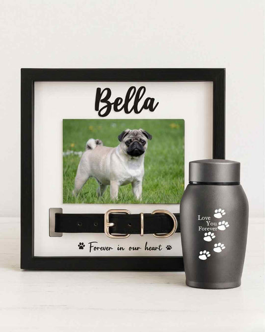Custom Stainless Steel Pet Urn | Shatterproof Dog & Cat Urns