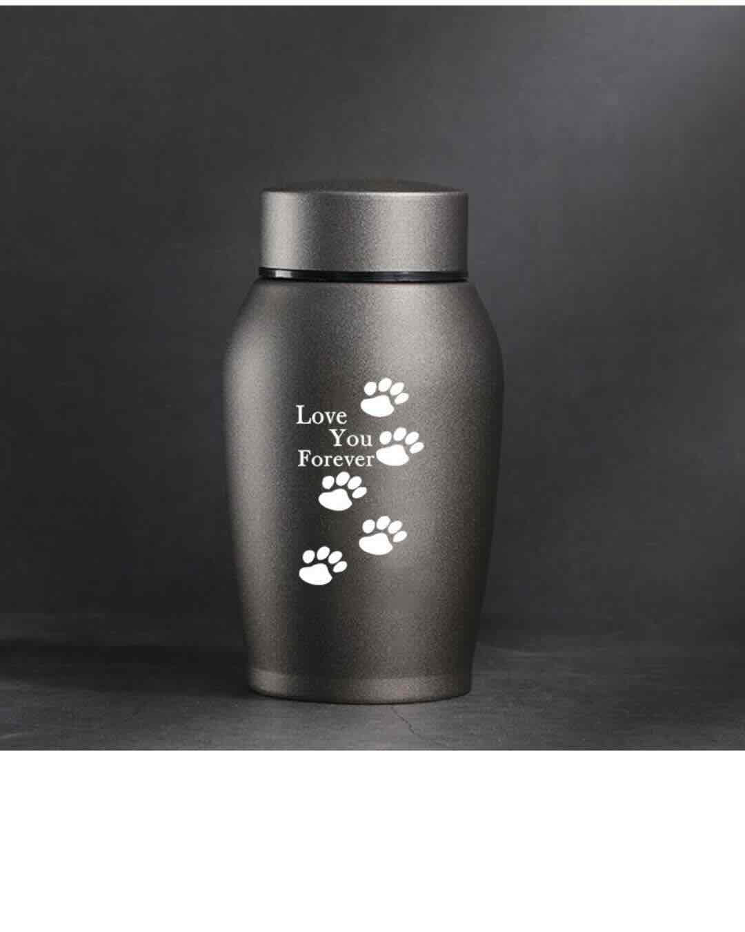 Custom Stainless Steel Pet Urn | Shatterproof Dog & Cat Urns