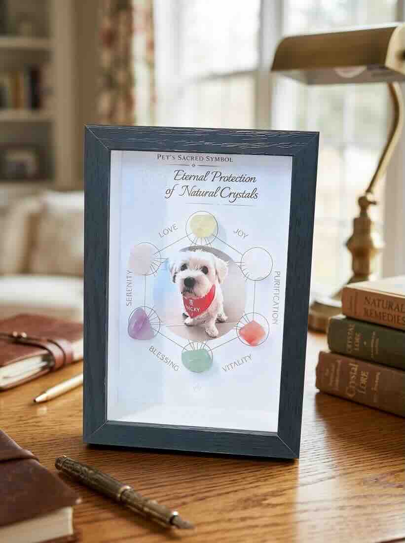 Personalized Pet Photo Crystal Protection Frame | Eternal Connection Keepsake