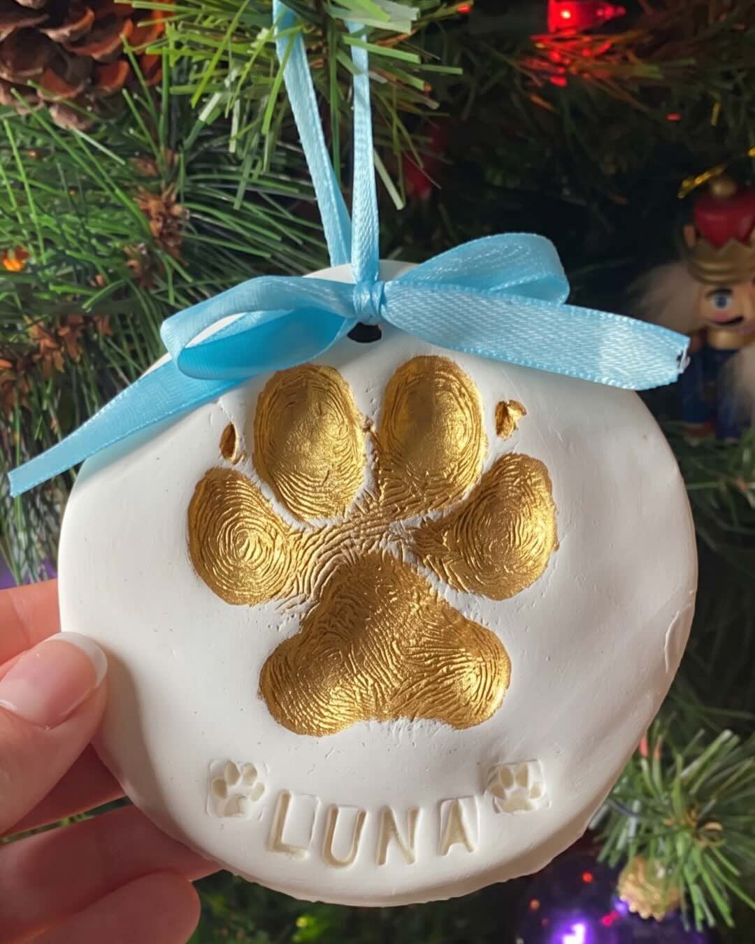 Pet Paw Print Kit for Dogs & Cats – DIY Clay Keepsake Set