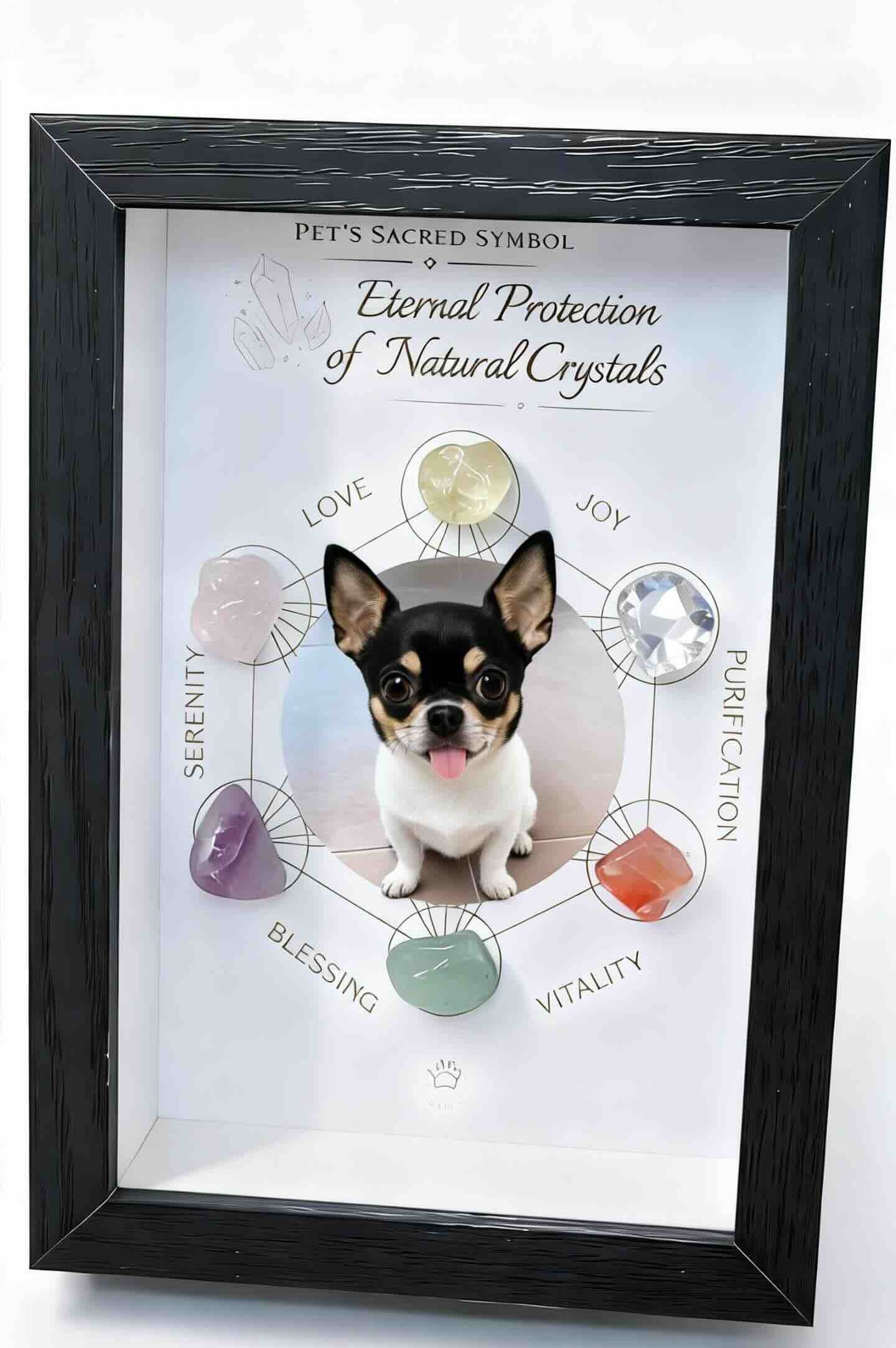 Personalized Pet Photo Crystal Protection Frame | Eternal Connection Keepsake