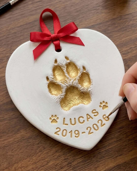 Pet Paw Print Kit for Dogs & Cats – DIY Clay Keepsake Set